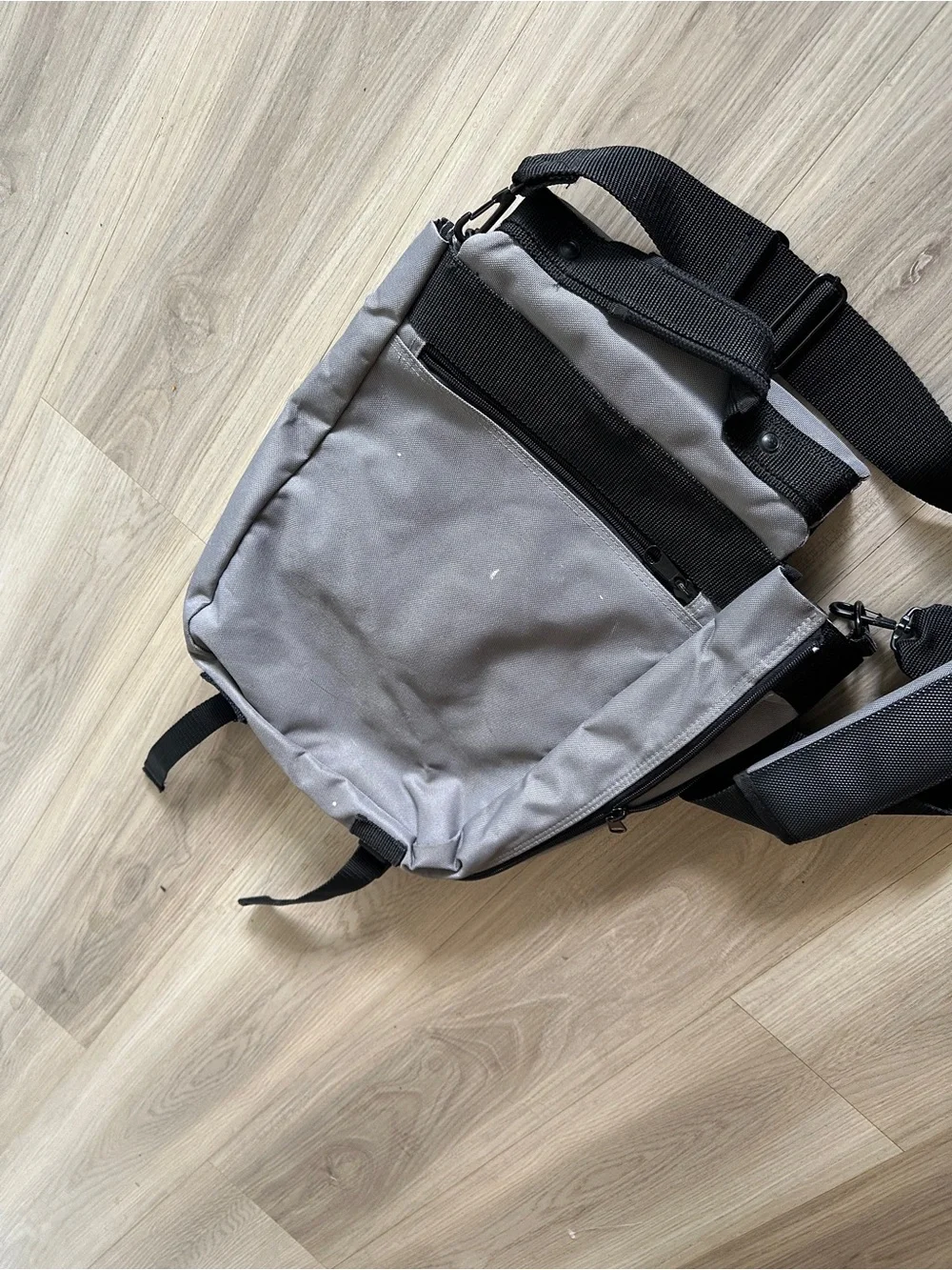 Anvil Tactical Messenger Shoulder Bag Grey Utility Multi Pocket Crossbody